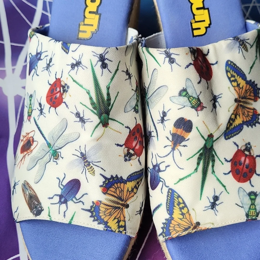 🪲Loudmouth Marlene Bug Out Espadrille Wedge